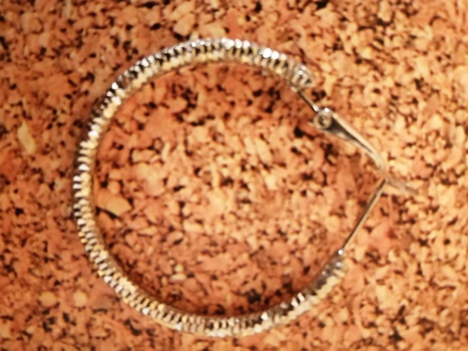 Kolczyki kółka. Średnica 3,5