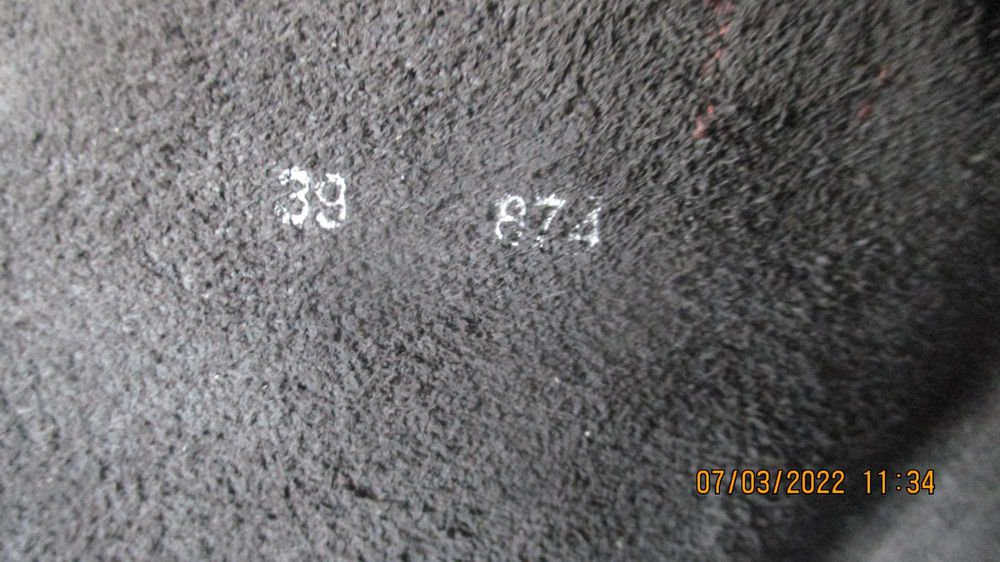 kozaki ze skóry szyte ręcznie r,39