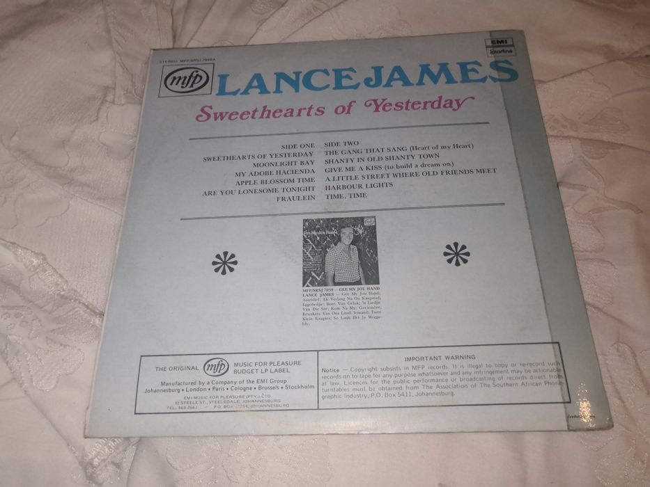 Lance James_Sweethearts yesterday