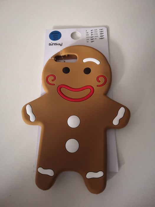 Etui na telefon -  iPhone - 6 - 7 - 8 Plus - Ciastek - Nowy.