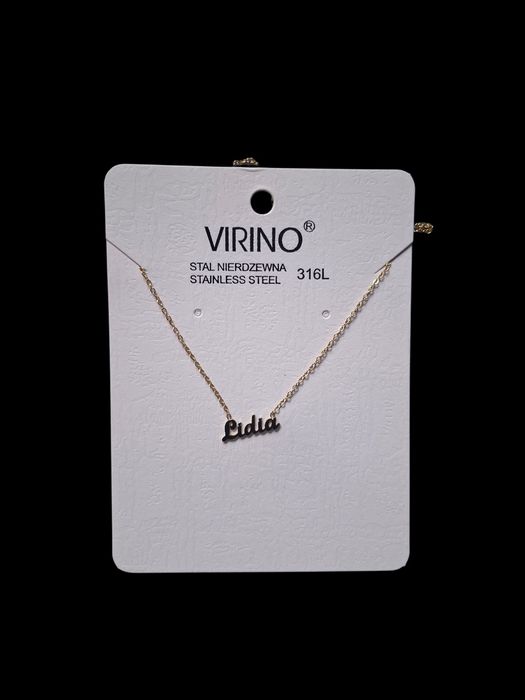 Naszyjnik celebrytka imię Lidia