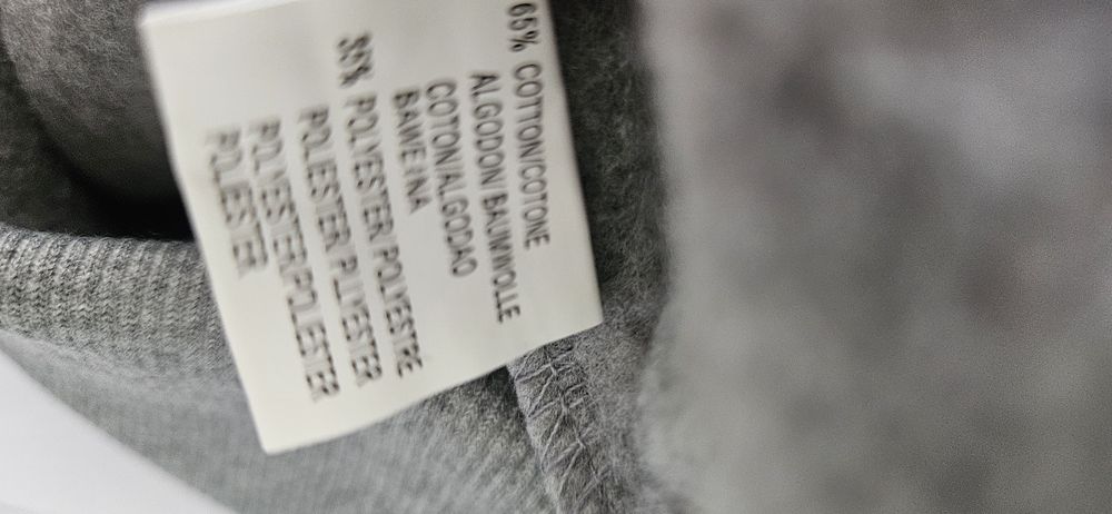 Szara bluza z kapturem r XL