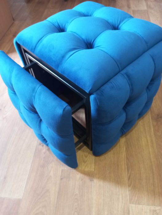 Пуф Трансформер Пуф 5в1 Велюр Вибір кольорів з п'яти стільців