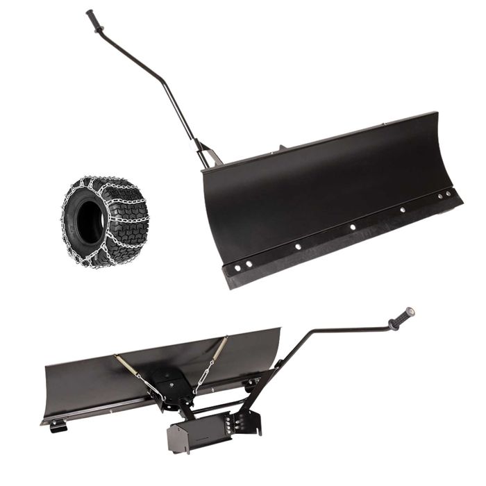 Kosiarka Traktorek Cub Cadet LT2 NR92 – Zestaw Zimowy: Pług + Łańcuchy