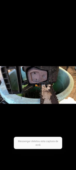 Vendo motosserra algum tempo parada trabalha mas vai a baixo