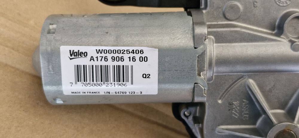 Motor limpa vidros traseira Mercedes Classe-A ( W176). 2013