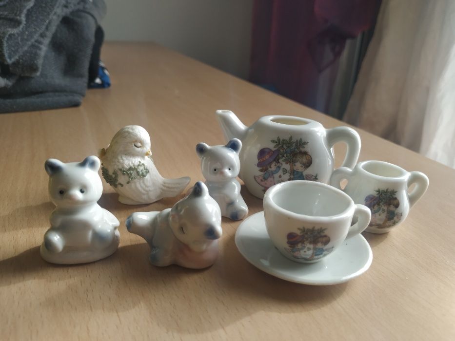 Conjunto miniaturas de porcelana