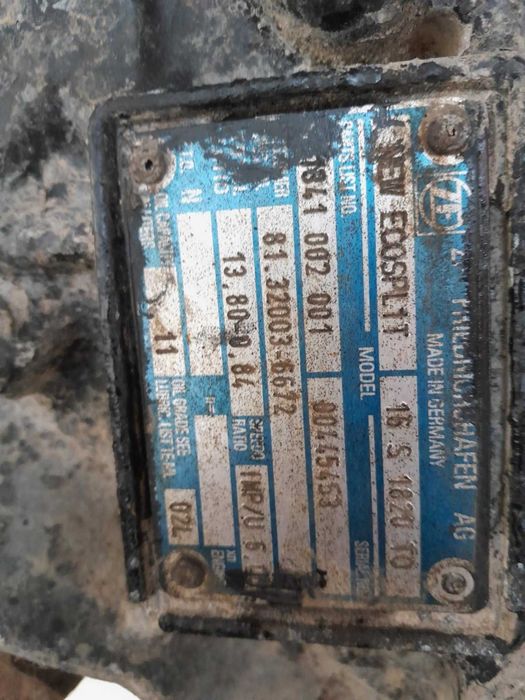 Skrzynia biegów man zf 16S1820