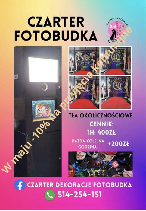 Fotolustro, fotobudka cyfry litery led fontanny iskier ciezki dym