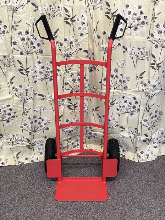 Wytrzymały Wózek transportowy magazynowy 150kg czerwony