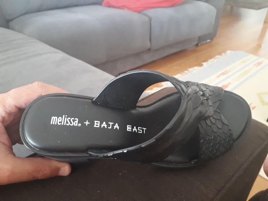 Sandálias  Melissa+BAJA EAST como novas número 39