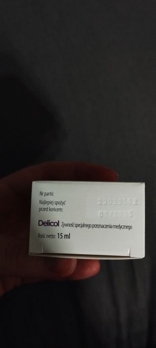 Kropelki Delicol na kolkę