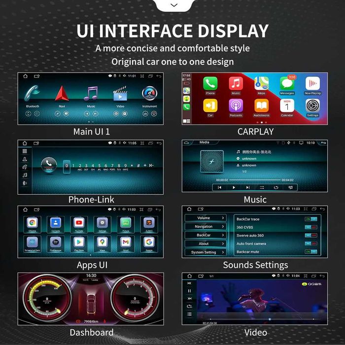 Auto Rádio Multimédia para Mercedes Benz GLA x / Classe a / CLA C-X/ W