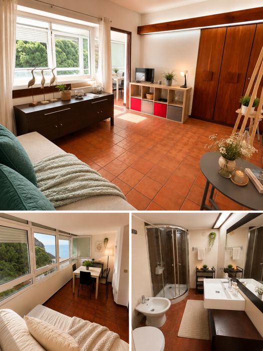 Disponivel Agosto!! T0+1 com acesso direto à praia