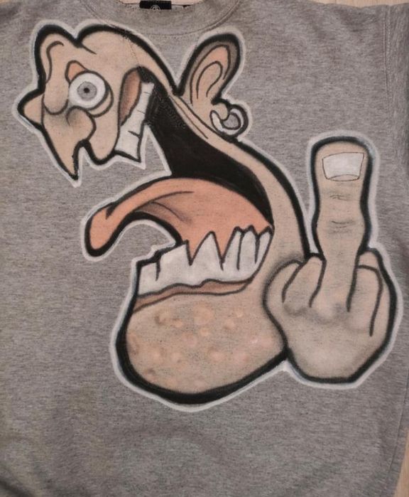 Фирменный свитшот, кофта с принтом