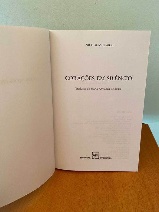 Corações em Silêncio - Nicholas Sparks
