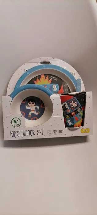 Smiki zestaw naczyń z melaminy, 5 elementów dla dzeci jak za darmo