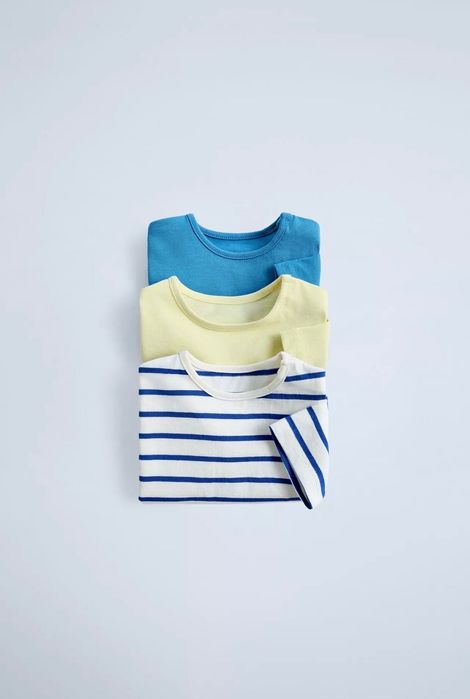 3x T-shirt ZARA R.68 Nowe