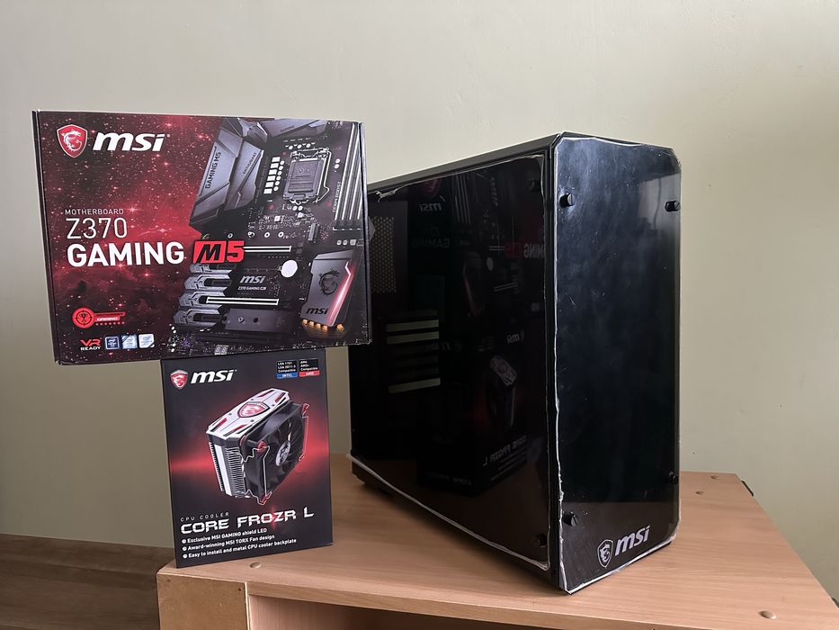 Пк , Корпус + мат. Плата z370 и i7 9700F