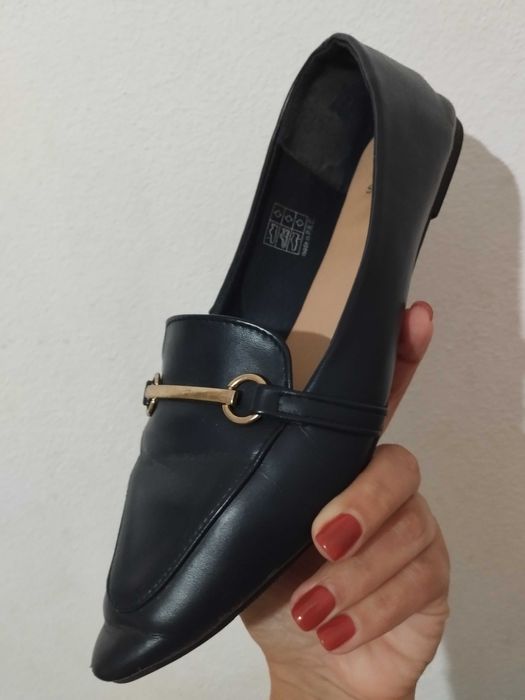 Mocassins azuis da Seaside