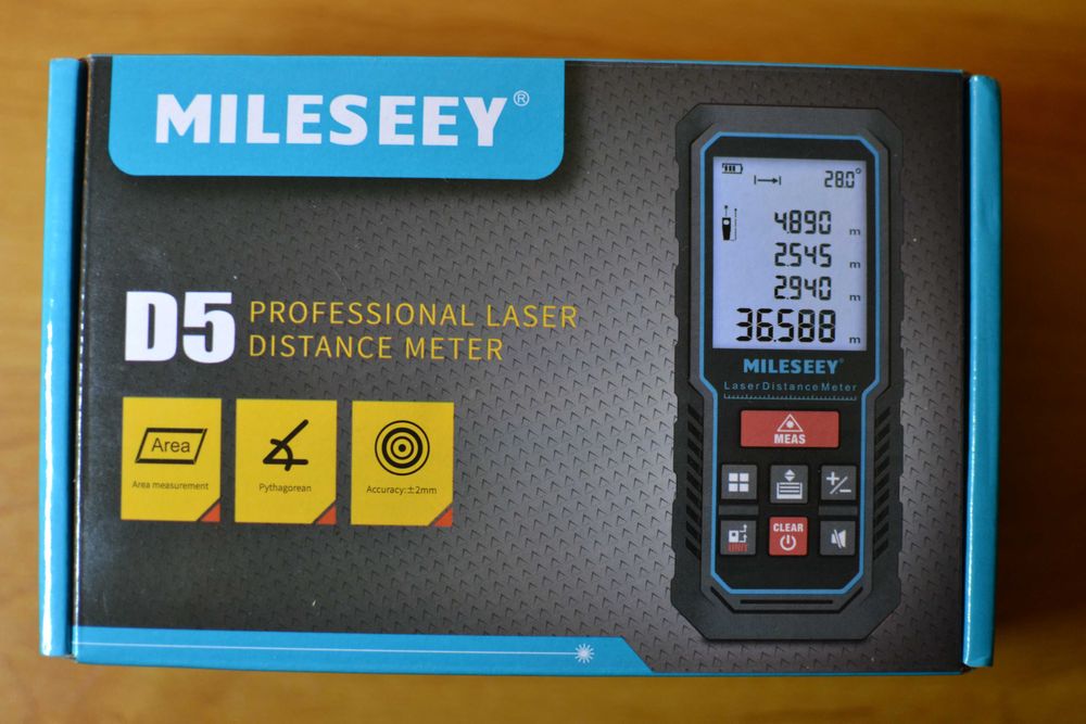 Лазерний далекомір MiLESEEY D5   70 метрів