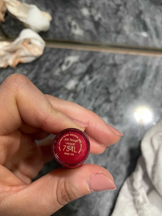 batom novo clarins vermelho