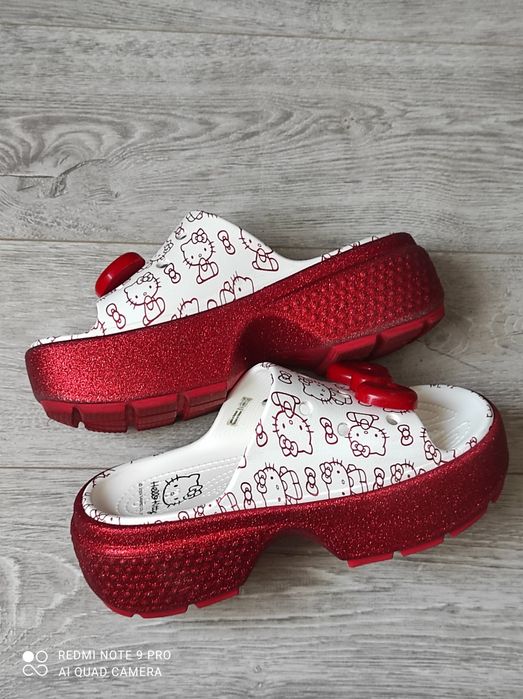 Кроксы, Crocs  Hello Kitty Stomp Slide.M5 W7.