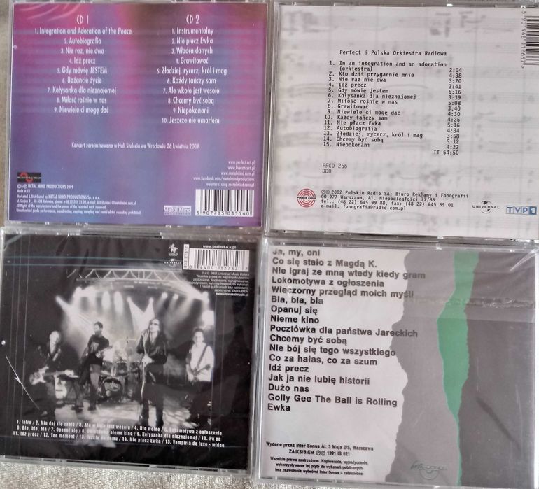 perfect/chołdys płyty cd