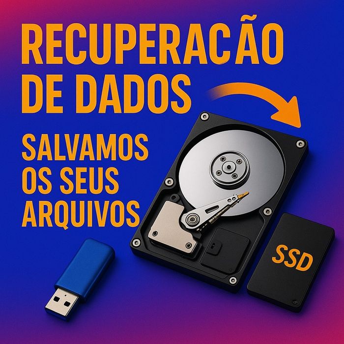 Recuperação de ficheiros HDD PEN USB