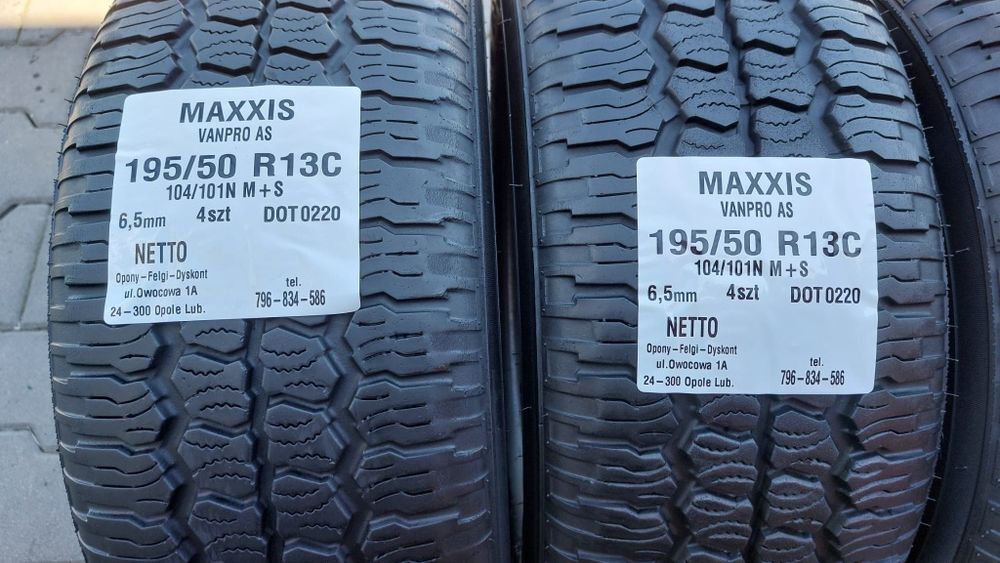 Opony Maxxis 195 50 R13C