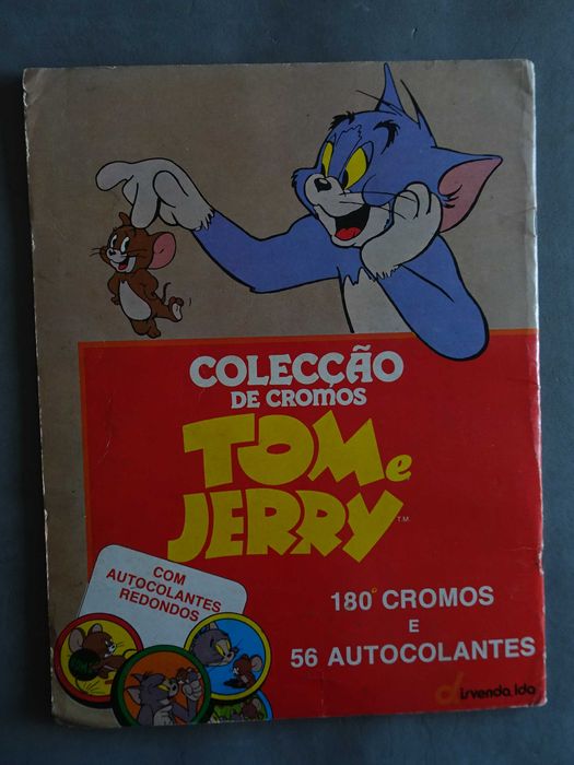 Caderneta de cromos Tom e Jerry - Disvenda (Faltam 4 cromos)