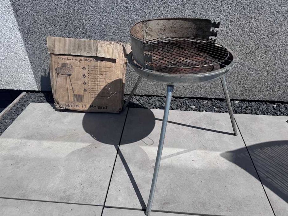 grill węglowy okrągły Mircluck