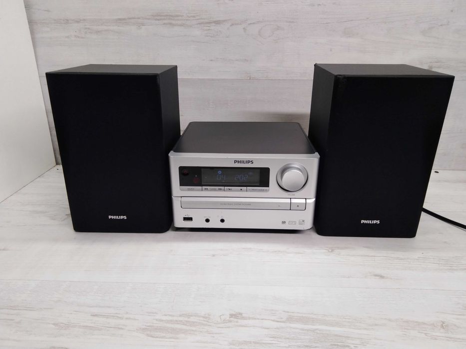 Mini Wieża PHILIPS Cd audio fm/am USB Aux Ładny Model