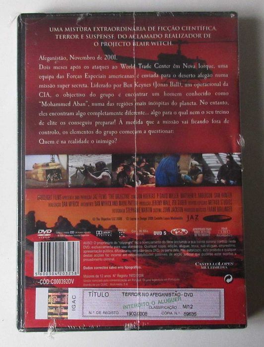 Terror no Afeganistão (DVD Novo / Selado)