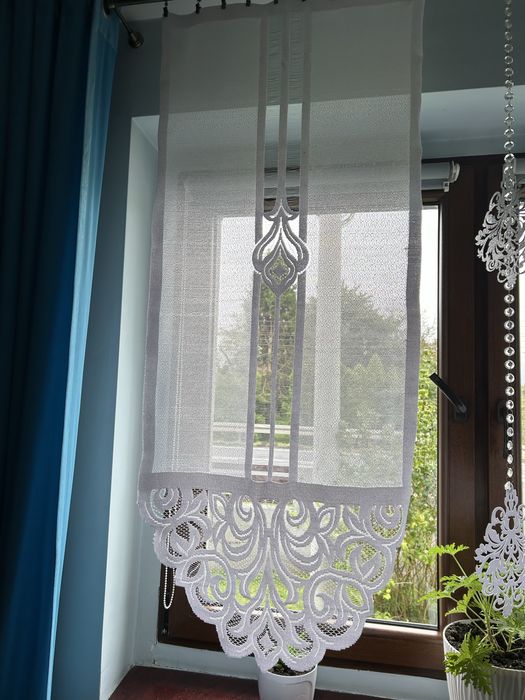 Firany panele okienne 9 sztuk