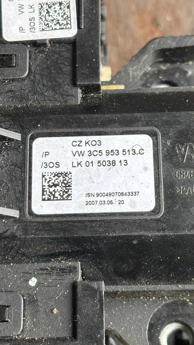 Manetka / Przełącznik kierunków VW Passat B6 3C5   953   507C