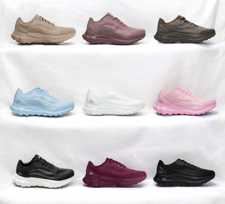 р36-45 Кросівки Alo Yoga Runner White Black Pink Blue Burgundy