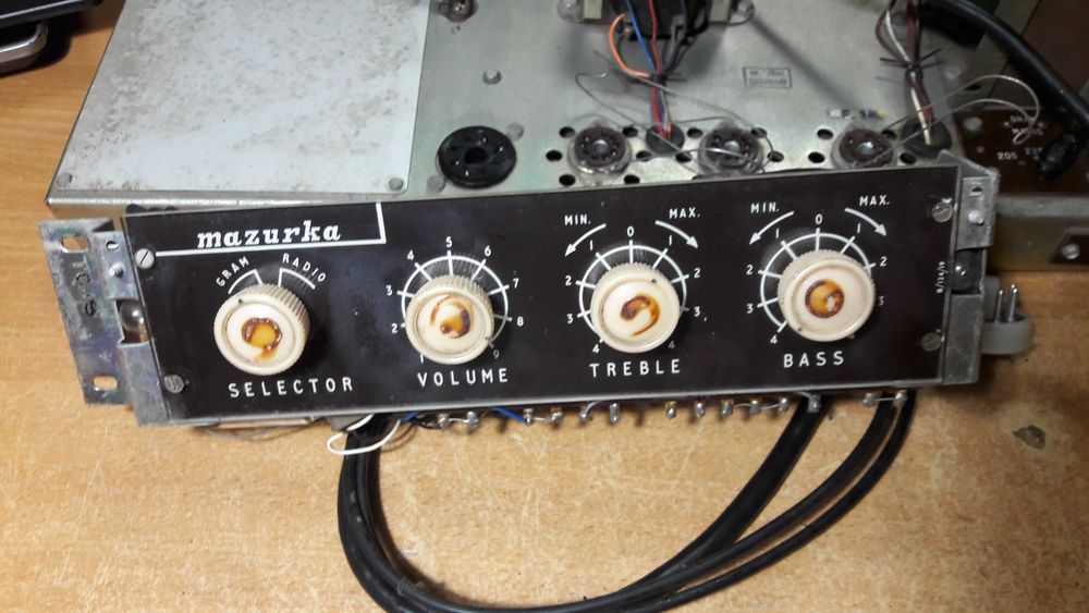 Wzmacniacz lampowy Dynatron Mazurka 2xECL82 Mullard -projekt