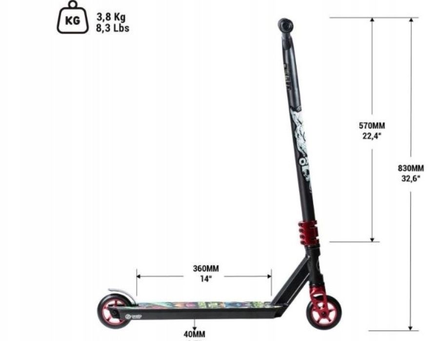 -75% Hulajnoga freestyle oxelo w SUPER cenie