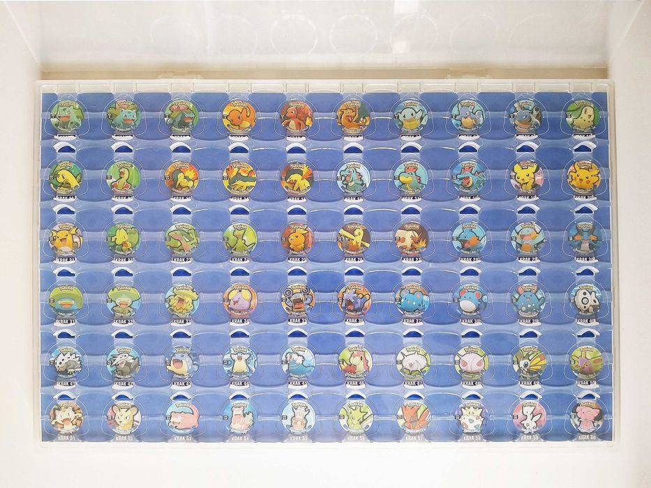 99 tazos + arquivador POKEMON KRAKS | Panini lote