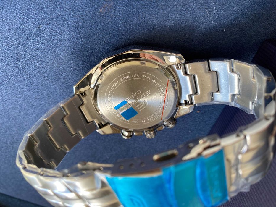 NOWY! FABRYCZNIE ZAFOLIOWANY zegarek męski casio edifice ef-550