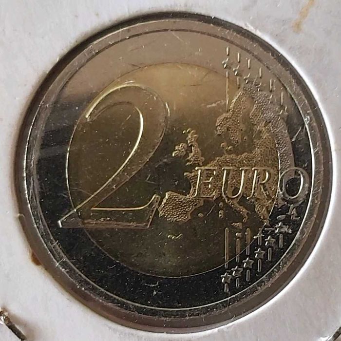 2 Euros de 2015 da Lituânia, Comemorativa, 30º  Bandeira  U. Europeia