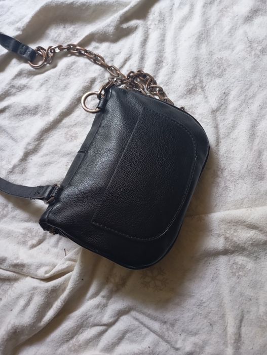 Сумка женская кожаная Zara бананка кроссбоди оригинал 18*14см