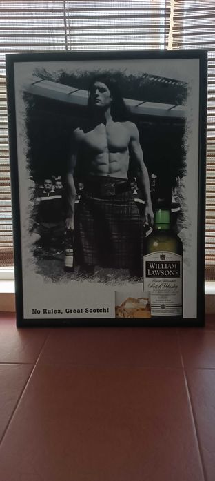 Quadro publicitário William Lawson´s