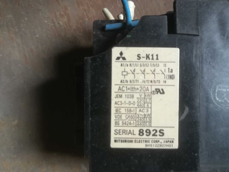 Магнитный контактор Mitsubishi с тепловым реле