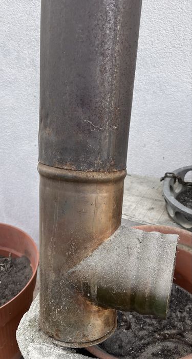 Tubo saida de fumos salamandra a lenha