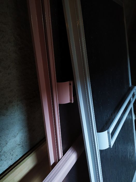 Resguardos para caso de Banho em Alumínio Rosa/Cinzento
