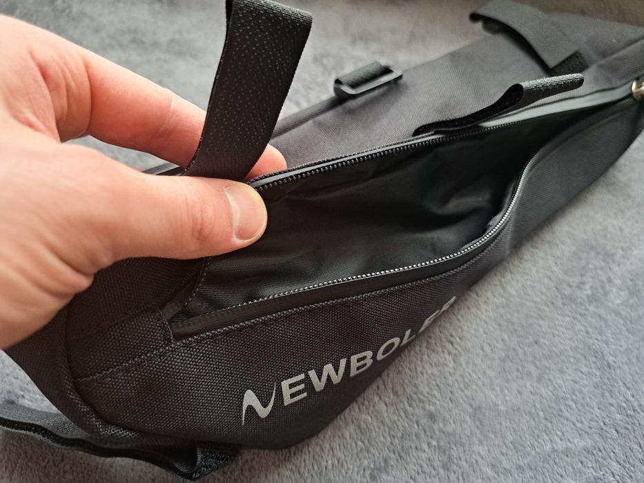 Duża Torba / Sakwa rowerowa na rame NEWBOLER Czarna NOWA