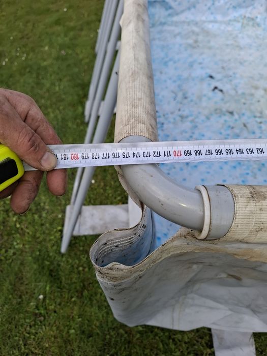 Sprzedam basen 170x380 wysoki 120 z drabiną