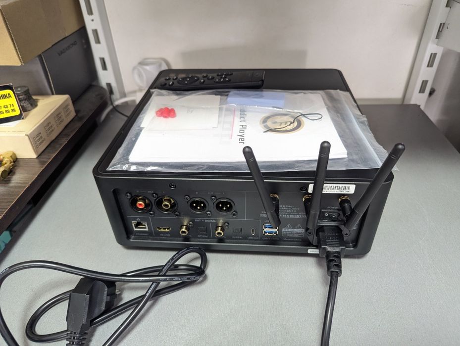 Р-в! Hi-End Сетевой стример Shanling SM1.3. ЦАП с чипами AKM4499EX. Wi-Fi, Bluetooth, XLR, USB